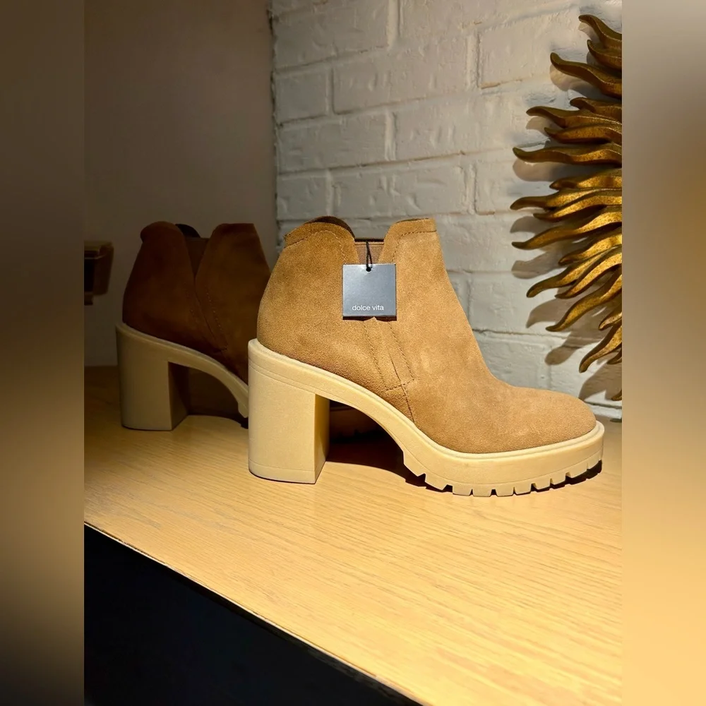 Dolce Vita Suede Ankle Boots - Picture 2 of 5